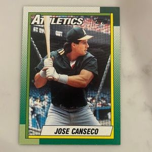 Jose Canseco Topps 1990 baseball card #250